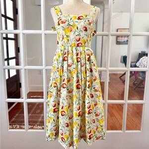 OPT Fruit Print Cotton Sundress